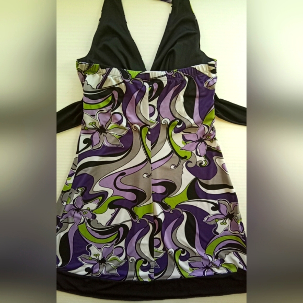 Vintage Floral Halter Dress - Picture 7 of 7